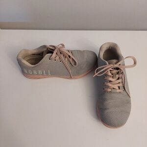 Nobull Trainers Pink And Gray Size 7.5